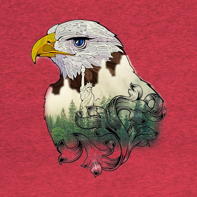 American Eagle/Freedom and Nature/Symbol of Pride by ForestWhisper